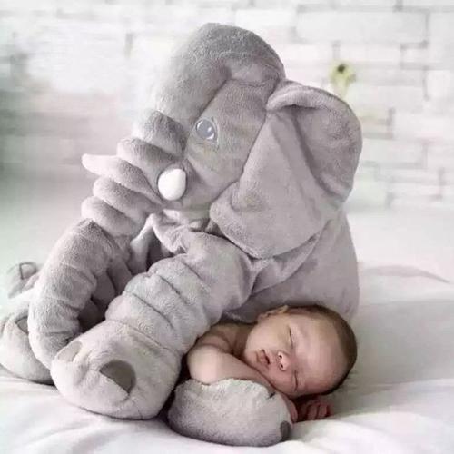 Giant Elephant Baby Plush Pillow