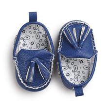 Leather Moccasin Crib Shoes for Baby