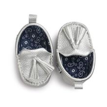 Leather Moccasin Crib Shoes for Baby