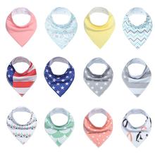 Baby Bandana Drool Bibs for Drooling and Teething 4 Pack Gift Set Unisex
