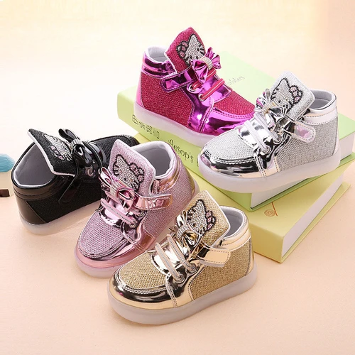 LED Lightup Hello Kitty Glowing Sneakers