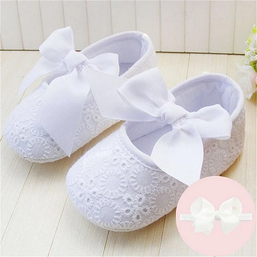 Butterfly Knot Soft Sole Cotton Shoes