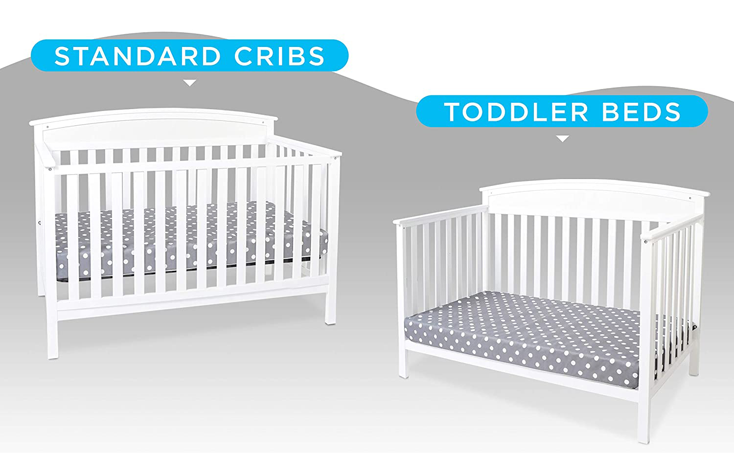 infant bed mattress size